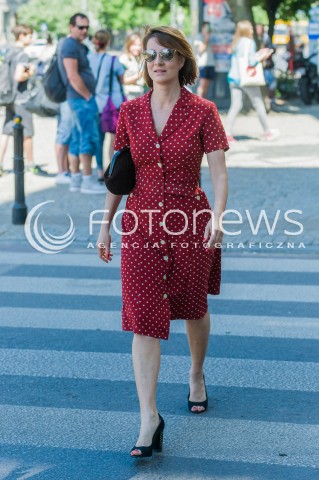  13.05.2018 WARSZAWA<br />GOSCIE PRZED STUDIEM DZIEN DOBRY TVN<br />N/Z MAJA OSTASZEWSKA<br /> 