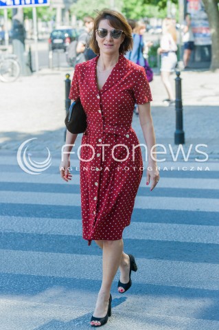  13.05.2018 WARSZAWA<br />GOSCIE PRZED STUDIEM DZIEN DOBRY TVN<br />N/Z MAJA OSTASZEWSKA<br /> 