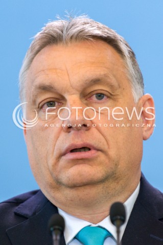  14.05.2018 WARSZAWA <br />WIZYTA PREMIERA WEGIER VIKTORA ORBANA W POLSCE <br />KONFERENCJA PREZESA RADY MINISTROW MATEUSZA MORAWIECKIEGO I PREMIERA WEGIER VIKTORA ORBANA<br />N/Z VIKTOR ORBAN<br /> 