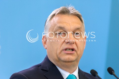  14.05.2018 WARSZAWA <br />WIZYTA PREMIERA WEGIER VIKTORA ORBANA W POLSCE <br />KONFERENCJA PREZESA RADY MINISTROW MATEUSZA MORAWIECKIEGO I PREMIERA WEGIER VIKTORA ORBANA<br />N/Z VIKTOR ORBAN<br /> 
