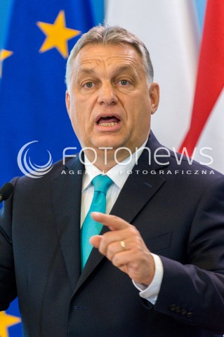  14.05.2018 WARSZAWA <br />WIZYTA PREMIERA WEGIER VIKTORA ORBANA W POLSCE <br />KONFERENCJA PREZESA RADY MINISTROW MATEUSZA MORAWIECKIEGO I PREMIERA WEGIER VIKTORA ORBANA<br />N/Z VIKTOR ORBAN<br /> 