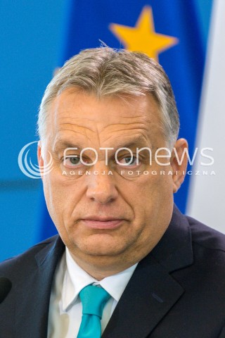  14.05.2018 WARSZAWA <br />WIZYTA PREMIERA WEGIER VIKTORA ORBANA W POLSCE <br />KONFERENCJA PREZESA RADY MINISTROW MATEUSZA MORAWIECKIEGO I PREMIERA WEGIER VIKTORA ORBANA<br />N/Z VIKTOR ORBAN<br /> 