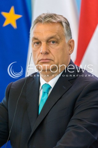 14.05.2018 WARSZAWA <br />WIZYTA PREMIERA WEGIER VIKTORA ORBANA W POLSCE <br />KONFERENCJA PREZESA RADY MINISTROW MATEUSZA MORAWIECKIEGO I PREMIERA WEGIER VIKTORA ORBANA<br />N/Z VIKTOR ORBAN<br /> 
