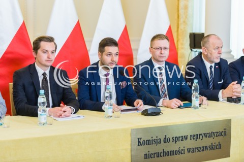  14.05.2018 WARSZAWA <br />KONFERENCJA KOMISJI REPRYWATYZACYJNEJ DS SHROEGERA 72<br />N/Z SEBASTIAN KALETA PATRYK JAKI <br /> 