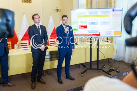  14.05.2018 WARSZAWA <br />KONFERENCJA KOMISJI REPRYWATYZACYJNEJ DS SHROEGERA 72<br />N/Z SEBASTIAN KALETA PATRYK JAKI <br /> 