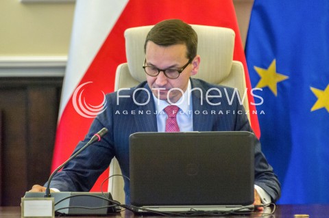  15.05.2018 WARSZAWA<br />POSIEDZENIE RADY MINISTROW W WARSZAWIE<br />N/Z PREMIER MATEUSZ MORAWIECKI<br /> 