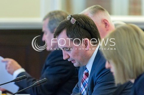  15.05.2018 WARSZAWA<br />POSIEDZENIE RADY MINISTROW W WARSZAWIE<br />N/Z ZBIGNIEW ZIOBRO<br /> 