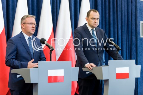 Konferencja Ministrów Krzysztofa Szczerskiego i Adama Kwiatkowskiego w Warszawie