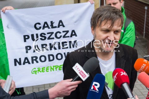  17.05.2018 WARSZAWA<br />PROTEST EKOLOGOW PRZED MINISTERSTWEM SRODOWISKA<br />N/Z KRZYSZTOF CIBOR<br /> 