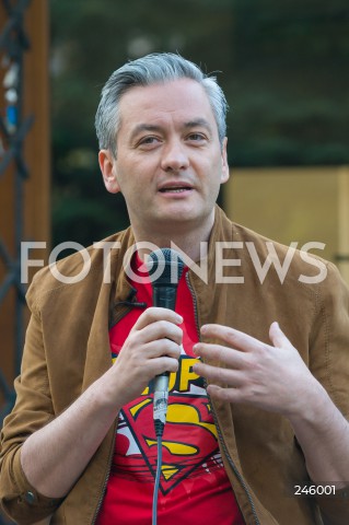  18.05.2018 WARSZAWA<br />SPOTKANIE Z ROBERTEM BIEDRONIEM W WARSZAWIE PT. I'M MR BIEDRON AND THIS IS OPENREAKTOR<br />N/Z ROBERT BIEDRON<br /> 