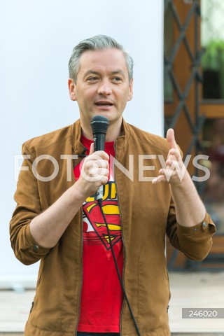  18.05.2018 WARSZAWA<br />SPOTKANIE Z ROBERTEM BIEDRONIEM W WARSZAWIE PT. I'M MR BIEDRON AND THIS IS OPENREAKTOR<br />N/Z ROBERT BIEDRON<br /> 