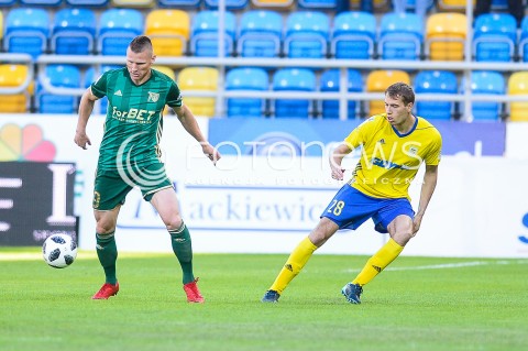  19.05.2018 GDYNIA<br />PILKA NOZNA - EKSTRAKLASA SEZON 2017/2018<br />MECZ ARKA GDYNIA - SLASK WROCLAW<br />N/Z MARCIN ROBAK FREDERIK HELSTRUP<br /> 