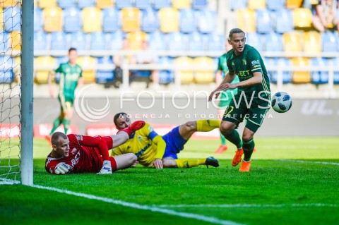  19.05.2018 GDYNIA<br />PILKA NOZNA - EKSTRAKLASA SEZON 2017/2018<br />MECZ ARKA GDYNIA - SLASK WROCLAW<br />N/Z JAKUB WRABEL KRZYSZTOF SOBIERAJ IGORS TARASOVS<br /> 