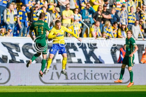  19.05.2018 GDYNIA<br />PILKA NOZNA - EKSTRAKLASA SEZON 2017/2018<br />MECZ ARKA GDYNIA - SLASK WROCLAW<br />N/Z MATEUSZ CHOLEWIAK MICHAL NALEPA<br /> 