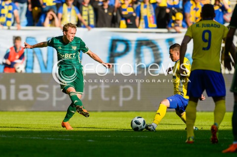  19.05.2018 GDYNIA<br />PILKA NOZNA - EKSTRAKLASA SEZON 2017/2018<br />MECZ ARKA GDYNIA - SLASK WROCLAW<br />N/Z DANIEL LUCZAK MICHAL NALEPA<br /> 