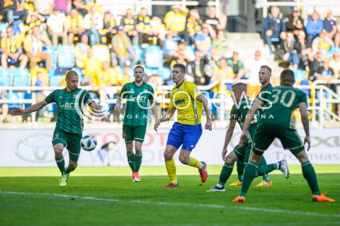  19.05.2018 GDYNIA<br />PILKA NOZNA - EKSTRAKLASA SEZON 2017/2018<br />MECZ ARKA GDYNIA - SLASK WROCLAW<br />N/Z PIOTR CELEBAN MICHAL MARCJANIK<br /> 