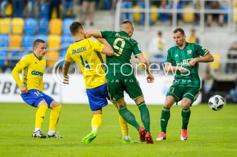  19.05.2018 GDYNIA<br />PILKA NOZNA - EKSTRAKLASA SEZON 2017/2018<br />MECZ ARKA GDYNIA - SLASK WROCLAW<br />N/Z DAWID SOLDECKI MARCIN ROBAK MATEUSZ CHOLEWIAK<br /> 