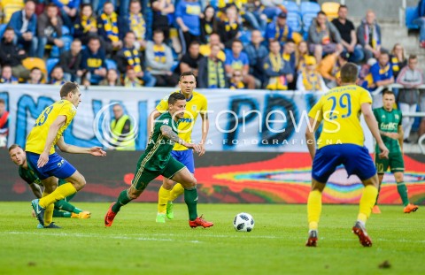  19.05.2018 GDYNIA<br />PILKA NOZNA - EKSTRAKLASA SEZON 2017/2018<br />MECZ ARKA GDYNIA - SLASK WROCLAW<br />N/Z ARKADIUSZ PIECH<br /> 