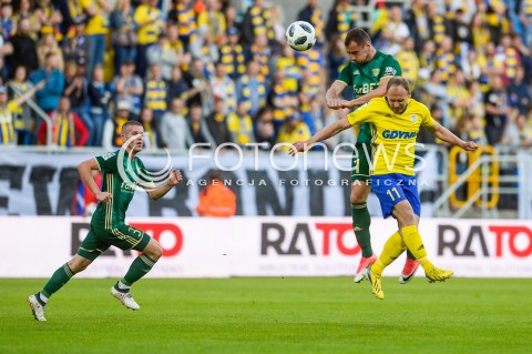  19.05.2018 GDYNIA<br />PILKA NOZNA - EKSTRAKLASA SEZON 2017/2018<br />MECZ ARKA GDYNIA - SLASK WROCLAW<br />N/Z KAMIL DANKOWSKI MATEUSZ CHOLEWIAK RAFAL SIEMASZKO<br /> 