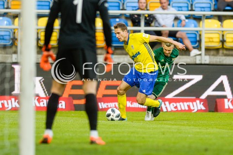  19.05.2018 GDYNIA<br />PILKA NOZNA - EKSTRAKLASA SEZON 2017/2018<br />MECZ ARKA GDYNIA - SLASK WROCLAW<br />N/Z FREDERIK HELSTRUP JAKUB KOSECKI<br /> 