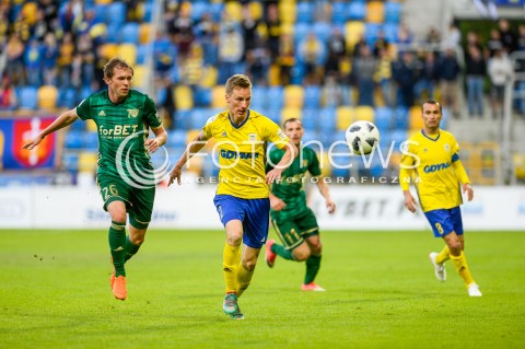  19.05.2018 GDYNIA<br />PILKA NOZNA - EKSTRAKLASA SEZON 2017/2018<br />MECZ ARKA GDYNIA - SLASK WROCLAW<br />N/Z DANIEL LUCZAK TADEUSZ SOCHA<br /> 