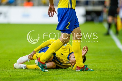  19.05.2018 GDYNIA<br />PILKA NOZNA - EKSTRAKLASA SEZON 2017/2018<br />MECZ ARKA GDYNIA - SLASK WROCLAW<br />N/Z MARCUS DA SILVA KONTUZJA<br /> 