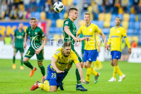  19.05.2018 GDYNIA<br />PILKA NOZNA - EKSTRAKLASA SEZON 2017/2018<br />MECZ ARKA GDYNIA - SLASK WROCLAW<br />N/Z MICHAL MARCJANIK<br /> 