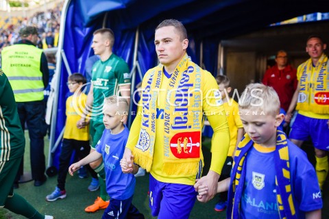  19.05.2018 GDYNIA<br />PILKA NOZNA - EKSTRAKLASA SEZON 2017/2018<br />MECZ ARKA GDYNIA - SLASK WROCLAW<br />N/Z MICHAL NALEPA<br /> 
