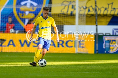  19.05.2018 GDYNIA<br />PILKA NOZNA - EKSTRAKLASA SEZON 2017/2018<br />MECZ ARKA GDYNIA - SLASK WROCLAW<br />N/Z MATEUSZ SZWOCH SYLWETKA<br /> 