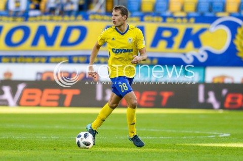  19.05.2018 GDYNIA<br />PILKA NOZNA - EKSTRAKLASA SEZON 2017/2018<br />MECZ ARKA GDYNIA - SLASK WROCLAW<br />N/Z FREDERIK HELSTRUP SYLWETKA<br /> 