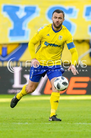  19.05.2018 GDYNIA<br />PILKA NOZNA - EKSTRAKLASA SEZON 2017/2018<br />MECZ ARKA GDYNIA - SLASK WROCLAW<br />N/Z KRZYSZTOF SOBIERAJ SYLWETKA<br /> 