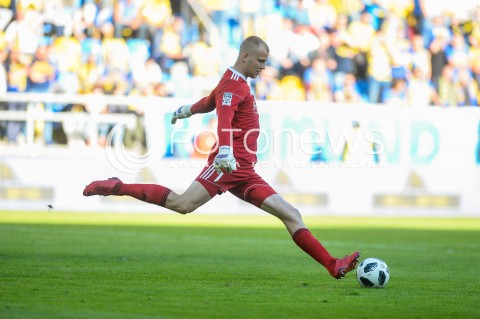  19.05.2018 GDYNIA<br />PILKA NOZNA - EKSTRAKLASA SEZON 2017/2018<br />MECZ ARKA GDYNIA - SLASK WROCLAW<br />N/Z JAKUB WRABEL SYLWETKA<br /> 