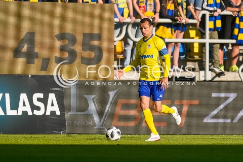  19.05.2018 GDYNIA<br />PILKA NOZNA - EKSTRAKLASA SEZON 2017/2018<br />MECZ ARKA GDYNIA - SLASK WROCLAW<br />N/Z MARCUS DA SILVA SYLWETKA<br /> 
