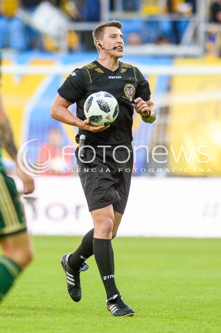  19.05.2018 GDYNIA<br />PILKA NOZNA - EKSTRAKLASA SEZON 2017/2018<br />MECZ ARKA GDYNIA - SLASK WROCLAW<br />N/Z WOJCIECH MYC SYLWETKA<br /> 