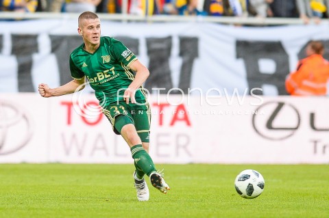  19.05.2018 GDYNIA<br />PILKA NOZNA - EKSTRAKLASA SEZON 2017/2018<br />MECZ ARKA GDYNIA - SLASK WROCLAW<br />N/Z MACIEJ PALASZEWSKI SYLWETKA<br /> 