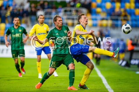  19.05.2018 GDYNIA<br />PILKA NOZNA - EKSTRAKLASA SEZON 2017/2018<br />MECZ ARKA GDYNIA - SLASK WROCLAW<br />N/Z DANIEL LUCZAK TADEUSZ SOCHA<br /> 