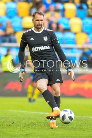  19.05.2018 GDYNIA<br />PILKA NOZNA - EKSTRAKLASA SEZON 2017/2018<br />MECZ ARKA GDYNIA - SLASK WROCLAW<br />N/Z PAVELS STEINBORS SYLWETKA<br /> 