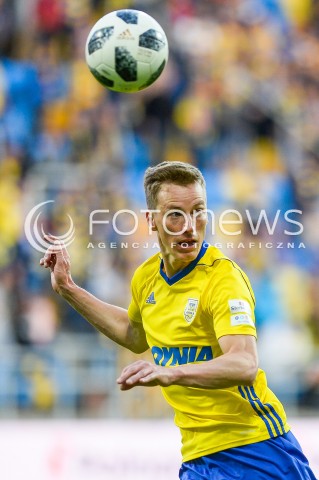  19.05.2018 GDYNIA<br />PILKA NOZNA - EKSTRAKLASA SEZON 2017/2018<br />MECZ ARKA GDYNIA - SLASK WROCLAW<br />N/Z TADEUSZ SOCHA SYLWETKA<br /> 
