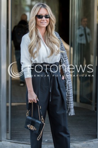  20.05.2018 WARSZAWA<br />GWIAZDY PRZED STUDIEM DZIEN DOBRY TVN<br />N/Z MALGORZATA ROZENEK<br /> 