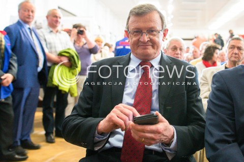  20.05.2018 GDANSK <br />SPOTKANIE PREMIERA MATEUSZA MORAWIECKIEGO Z MIESZKANCAMI GDANSKA W SALI BHP STOCZNI GDANSKIEJ<br />N/Z TADEUSZ CYMANSKI PORTRET<br /> 