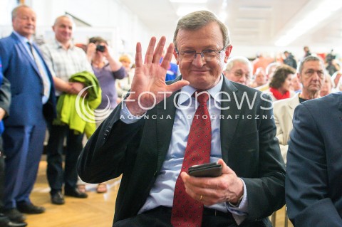  20.05.2018 GDANSK <br />SPOTKANIE PREMIERA MATEUSZA MORAWIECKIEGO Z MIESZKANCAMI GDANSKA W SALI BHP STOCZNI GDANSKIEJ<br />N/Z TADEUSZ CYMANSKI PORTRET<br /> 
