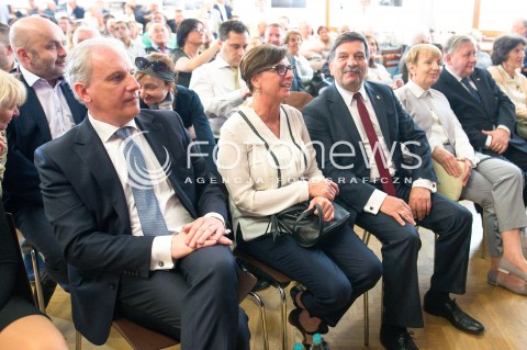  20.05.2018 GDANSK <br />SPOTKANIE PREMIERA MATEUSZA MORAWIECKIEGO Z MIESZKANCAMI GDANSKA W SALI BHP STOCZNI GDANSKIEJ<br />N/Z WOJEWODA POMORSKI DARIUSZ DRELICH JANUSZ SNIADEK<br /> 