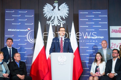  20.05.2018 GDANSK <br />SPOTKANIE PREMIERA MATEUSZA MORAWIECKIEGO Z MIESZKANCAMI GDANSKA W SALI BHP STOCZNI GDANSKIEJ<br />N/Z MATEUSZ MORAWIECKI<br /> 