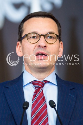  20.05.2018 GDANSK <br />SPOTKANIE PREMIERA MATEUSZA MORAWIECKIEGO Z MIESZKANCAMI GDANSKA W SALI BHP STOCZNI GDANSKIEJ<br />N/Z MATEUSZ MORAWIECKI PORTRET<br /> 