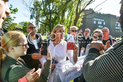  20.05.2018 GDANSK <br />SPOTKANIE PREMIERA MATEUSZA MORAWIECKIEGO Z MIESZKANCAMI GDANSKA W SALI BHP STOCZNI GDANSKIEJ<br />N/Z RADOMIR SZUMELDA<br /> 
