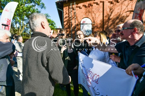  20.05.2018 GDANSK <br />SPOTKANIE PREMIERA MATEUSZA MORAWIECKIEGO Z MIESZKANCAMI GDANSKA W SALI BHP STOCZNI GDANSKIEJ<br />N/Z RADOMIR SZUMELDA<br /> 