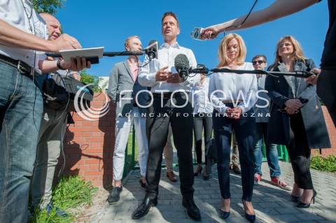  21.05.2018 WARSZAWA<br />KONFERENCJA PRASOWA RAFALA TRZASKOWSKIEGO W SPRAWIE SZKOLNICTWA<br />N/Z RAFAL TRZASKOWSKI<br /> 