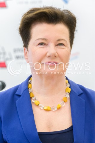  21.05.2018 WARSZAWA<br />WRECZENIE STATUETKI MISTRZA POLSKI PILKARZOM LEGII<br />N/Z HANNA GRONKIEWICZ WALTZ<br /> 