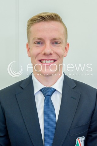  21.05.2018 WARSZAWA<br />WRECZENIE STATUETKI MISTRZA POLSKI PILKARZOM LEGII<br />N/Z MICHAL KOPCZYNSKI<br /> 