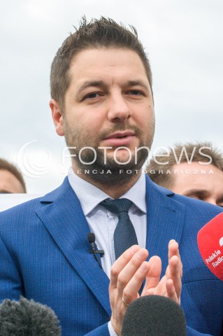  25.05.2018 WARSZAWA<br />KONFERENCJA KANDYDATA NA PREZYDENTA WARSZAWY PATRYKA JAKIEGO PRZYJAZNY I UCZCIWY URZAD<br />N/Z PATRYK JAKI<br /> 